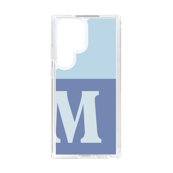 Slim Protection Case［ Original - initial two tone - M blue ］