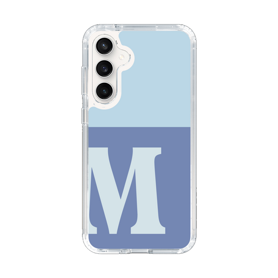 Slim Protection Case［ Original - initial two tone - M blue ］