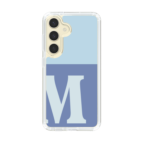 Slim Protection Case［ Original - initial two tone - M blue ］