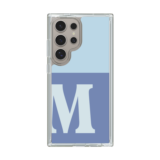 Slim Protection Case［ Original - initial two tone - M blue ］