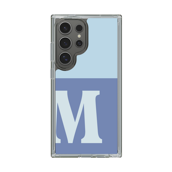 Slim Protection Case［ Original - initial two tone - M blue ］