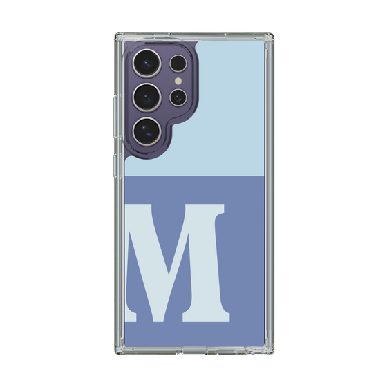 Slim Protection Case［ Original - initial two tone - M blue ］