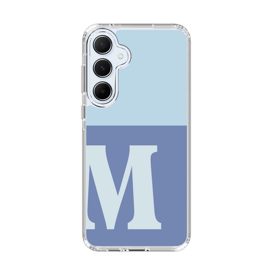 Slim Protection Case［ オリジナル - initial two tone - M blue ］
