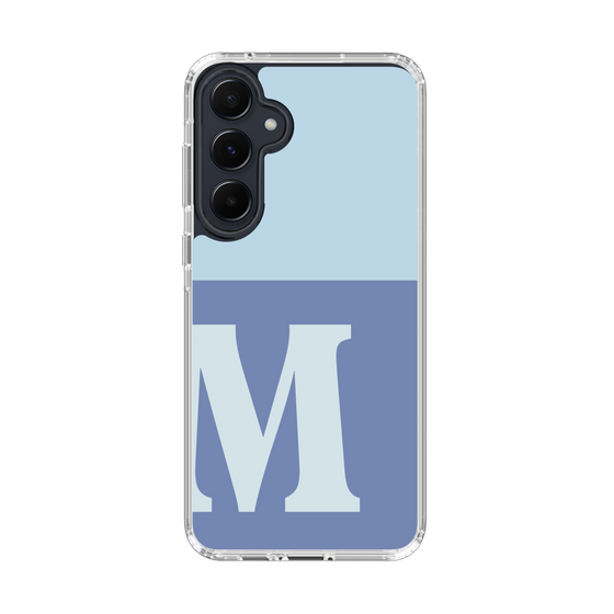 Slim Protection Case［ オリジナル - initial two tone - M blue ］