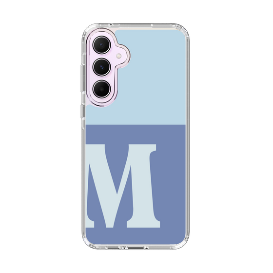 Slim Protection Case［ オリジナル - initial two tone - M blue ］