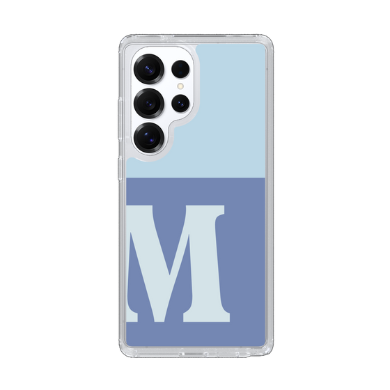 Slim Protection Case［ Original - initial two tone - M blue ］