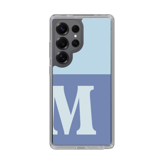 Slim Protection Case［ Original - initial two tone - M blue ］