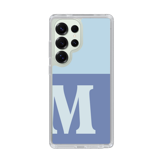 Slim Protection Case［ Original - initial two tone - M blue ］