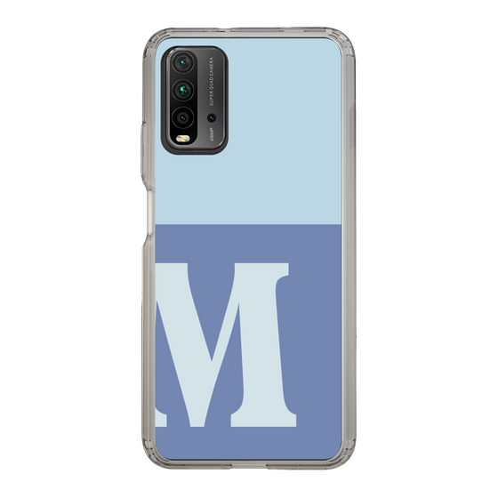 Slim Protection Case［ Original - initial two tone - M blue ］