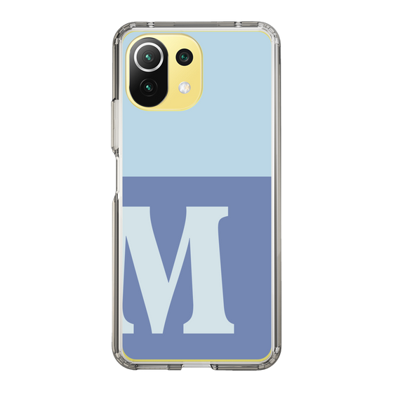 Slim Protection Case［ Original - initial two tone - M blue ］