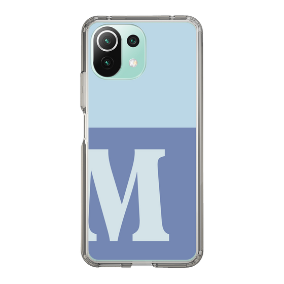 Slim Protection Case［ Original - initial two tone - M blue ］