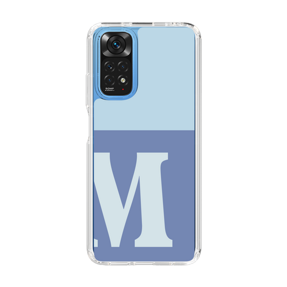 Slim Protection Case［ Original - initial two tone - M blue ］