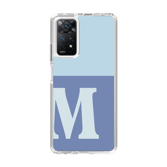 Slim Protection Case［ Original - initial two tone - M blue ］