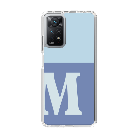 Slim Protection Case［ Original - initial two tone - M blue ］