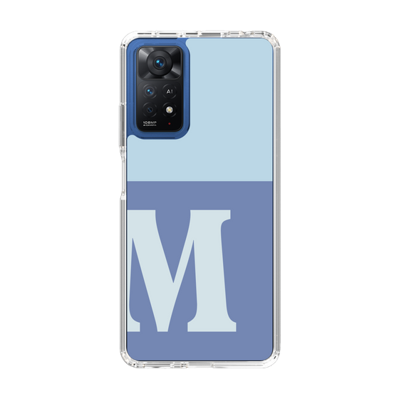 Slim Protection Case［ Original - initial two tone - M blue ］