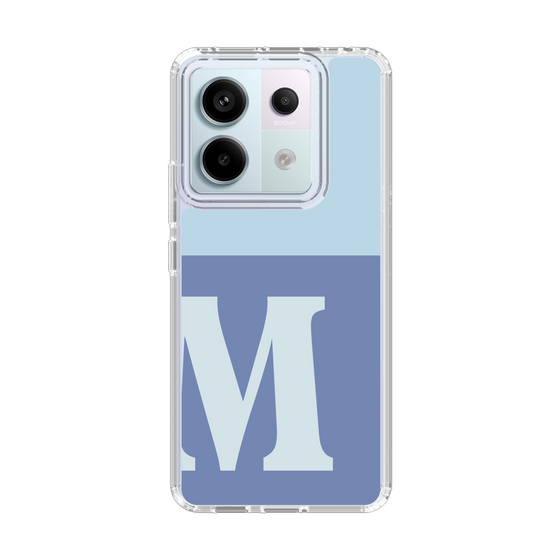 Slim Protection Case［ Original - initial two tone - M blue ］