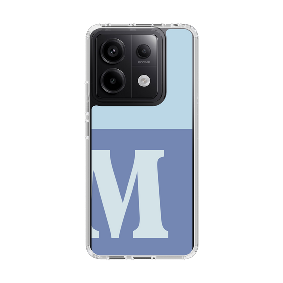 Slim Protection Case［ Original - initial two tone - M blue ］