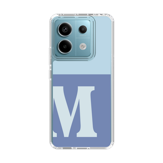 Slim Protection Case［ Original - initial two tone - M blue ］