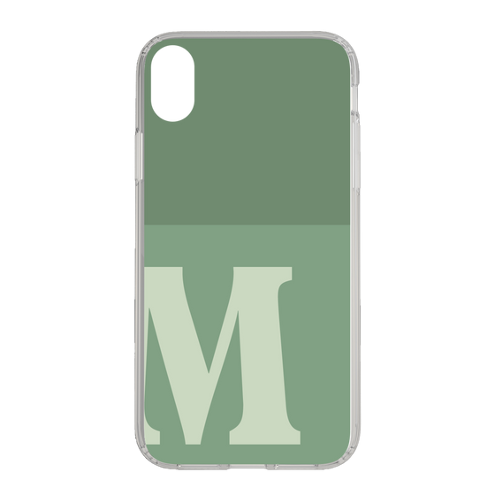 Slim Protection Case［ Original - initial two tone - M green ］