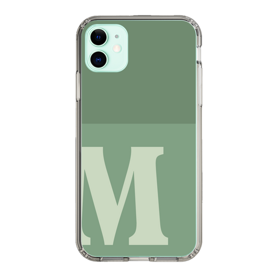 Slim Protection Case［ Original - initial two tone - M green ］