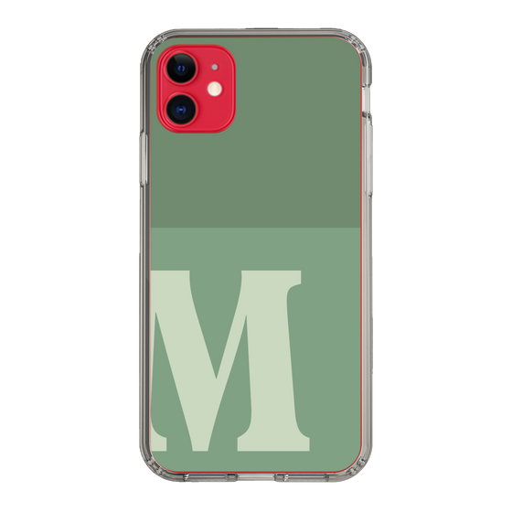 Slim Protection Case［ Original - initial two tone - M green ］