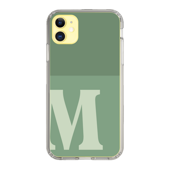 Slim Protection Case［ Original - initial two tone - M green ］