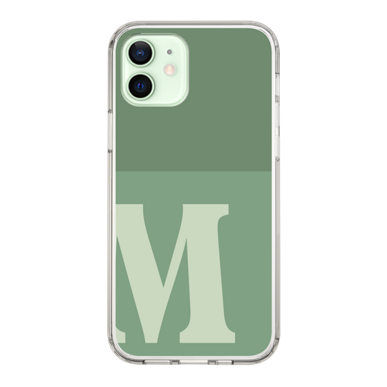 Slim Protection Case［ Original - initial two tone - M green ］