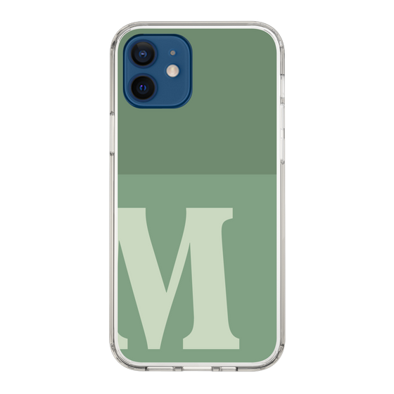Slim Protection Case［ Original - initial two tone - M green ］