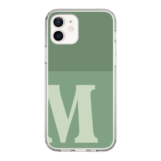 Slim Protection Case［ Original - initial two tone - M green ］
