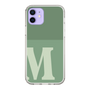 Slim Protection Case［ Original - initial two tone - M green ］