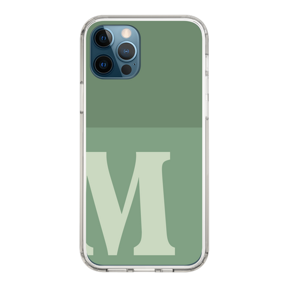 Slim Protection Case［ Original - initial two tone - M green ］