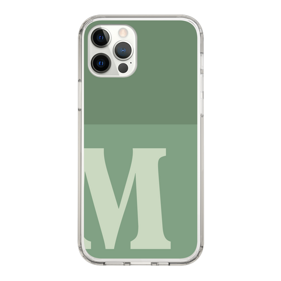 Slim Protection Case［ Original - initial two tone - M green ］