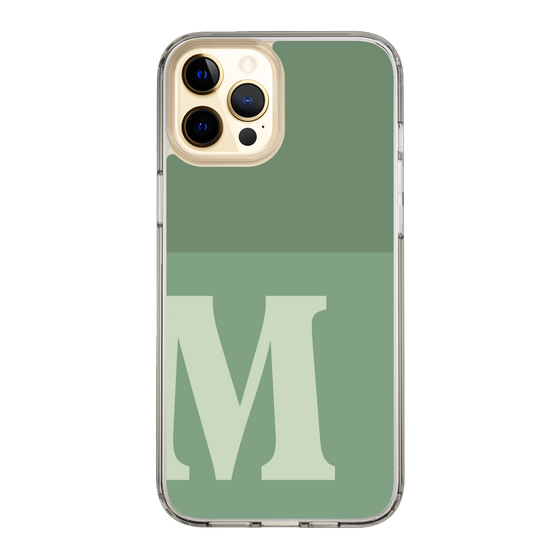 Slim Protection Case［ Original - initial two tone - M green ］