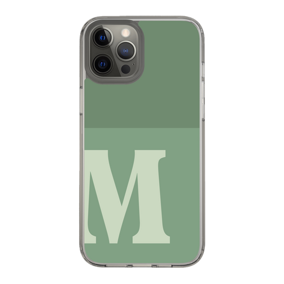 Slim Protection Case［ Original - initial two tone - M green ］
