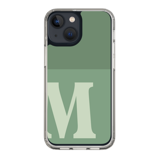 Slim Protection Case［ Original - initial two tone - M green ］