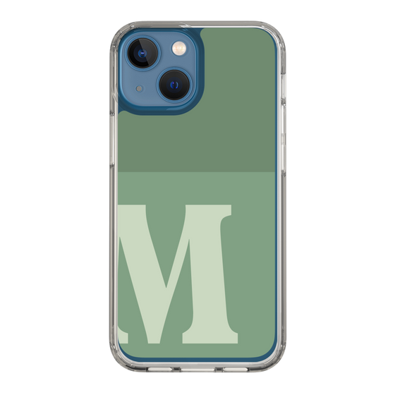 Slim Protection Case［ Original - initial two tone - M green ］