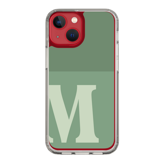Slim Protection Case［ Original - initial two tone - M green ］