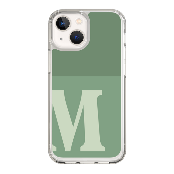 Slim Protection Case［ Original - initial two tone - M green ］