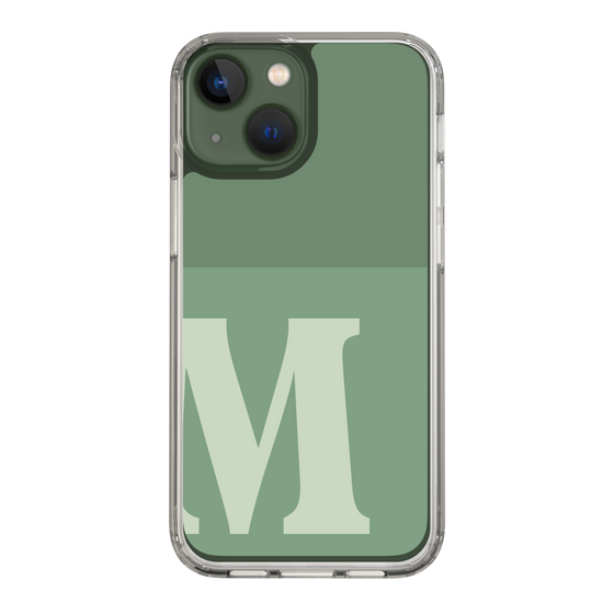 Slim Protection Case［ Original - initial two tone - M green ］