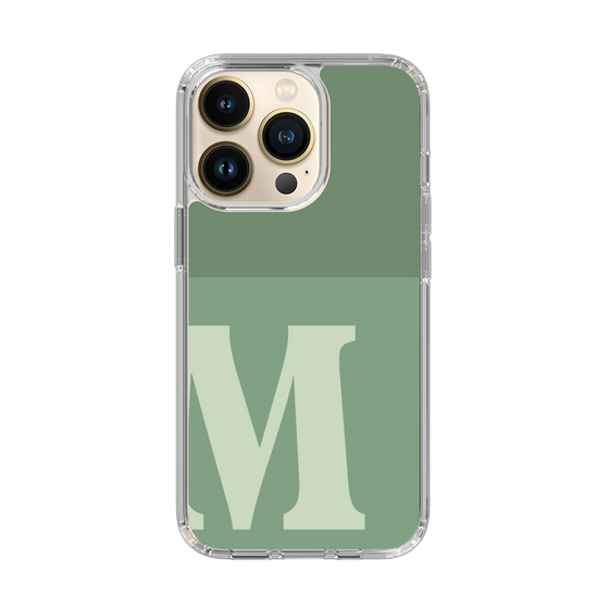 Slim Protection Case［ Original - initial two tone - M green ］