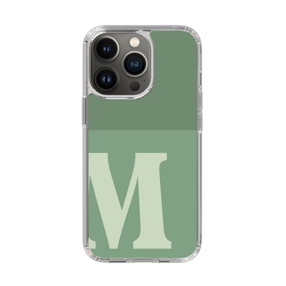 Slim Protection Case［ Original - initial two tone - M green ］