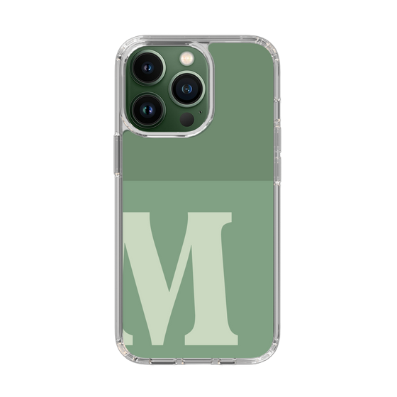 Slim Protection Case［ Original - initial two tone - M green ］