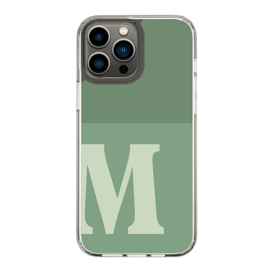 Slim Protection Case［ Original - initial two tone - M green ］