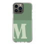 Slim Protection Case［ Original - initial two tone - M green ］