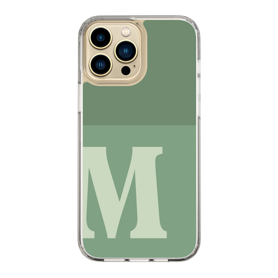 Slim Protection Case［ Original - initial two tone - M green ］
