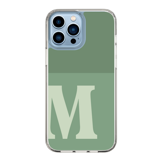 Slim Protection Case［ Original - initial two tone - M green ］