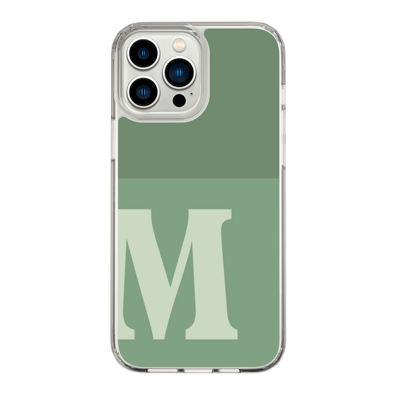 Slim Protection Case［ Original - initial two tone - M green ］