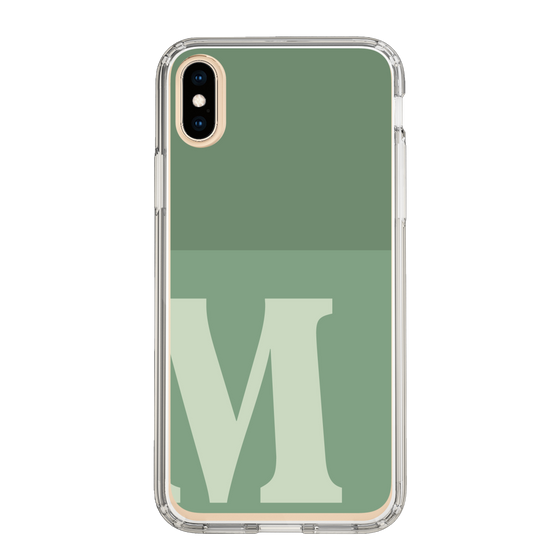 Slim Protection Case［ Original - initial two tone - M green ］