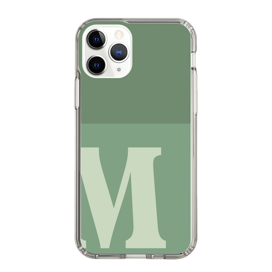 Slim Protection Case［ Original - initial two tone - M green ］