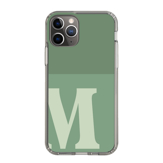 Slim Protection Case［ Original - initial two tone - M green ］